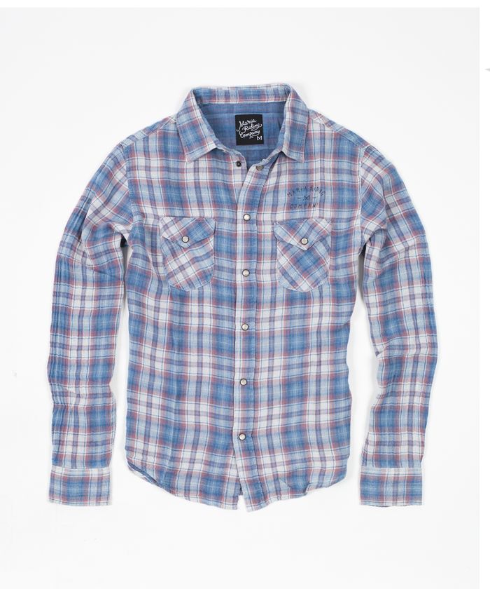 Men Chainsaw Shirt - Blue