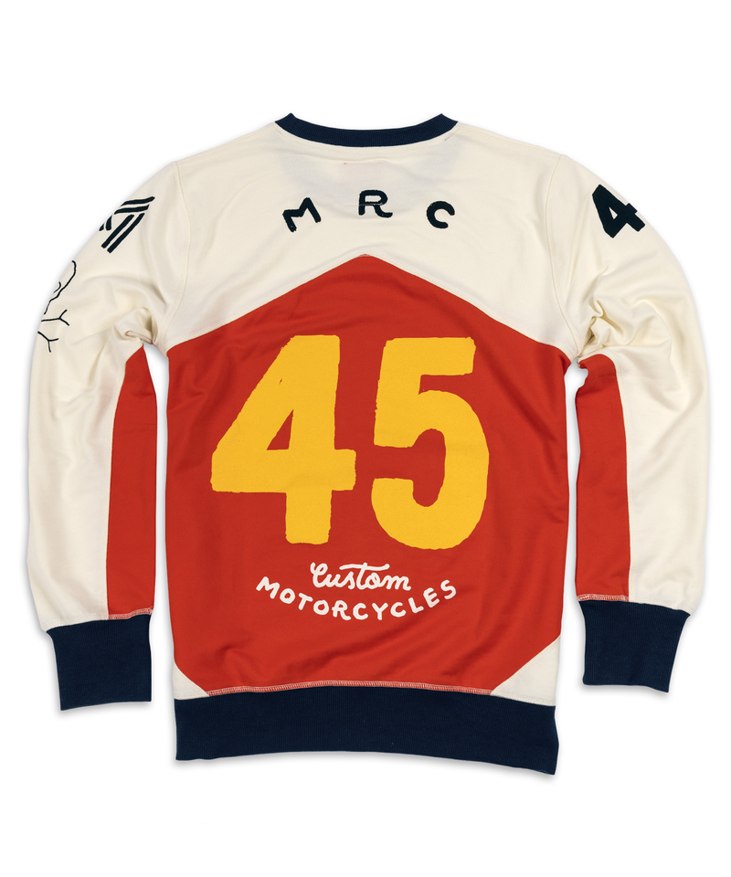 Men Racing Team Sweatshirt - Red