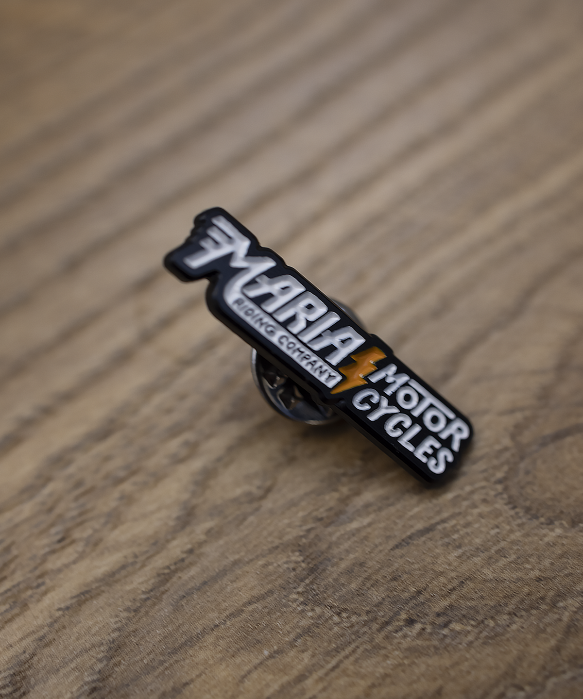 LAPEL PIN - Maria Motorcycles - Black Nickel