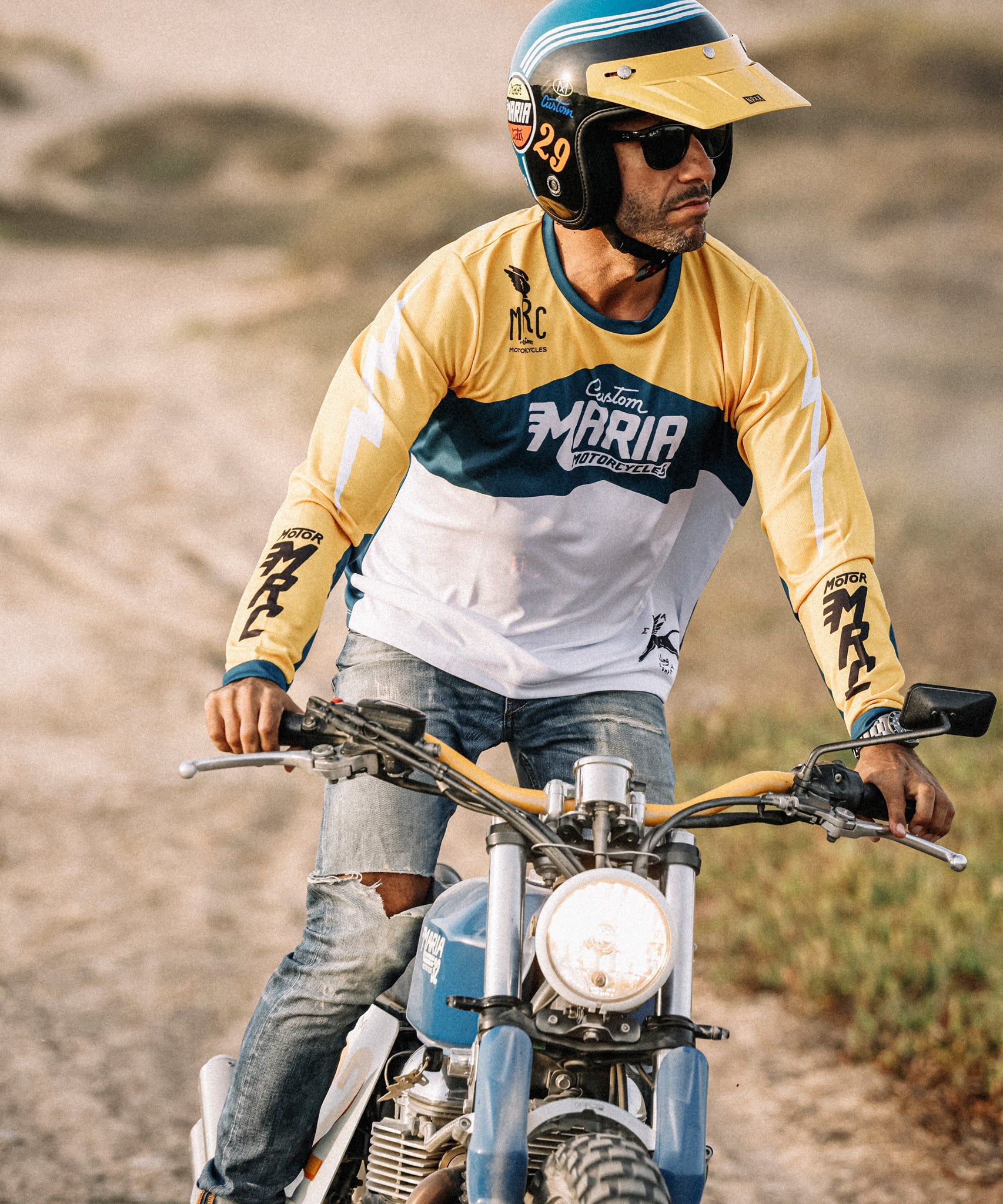 Dirt shops bike riding jersey