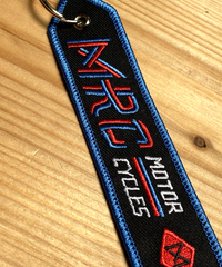 Stripe Keyring - Blue/Red