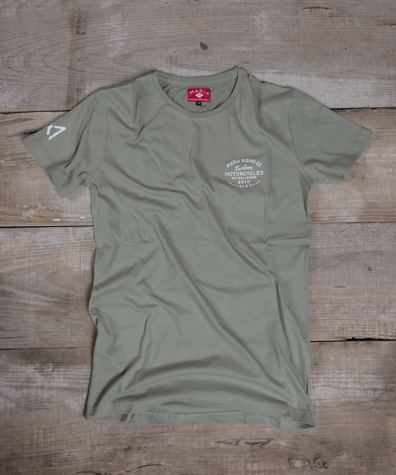 Men T-shirt - Handcrafted - Olive