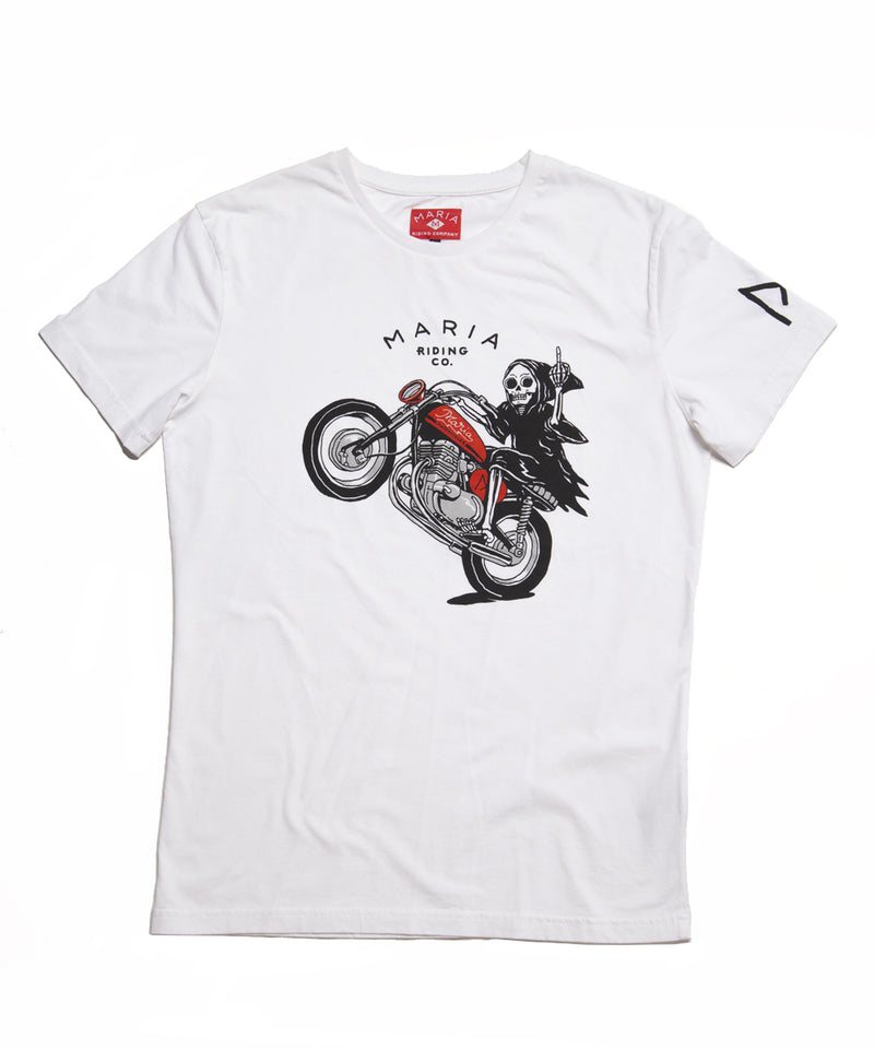 T-Shirt - Wheely Demon - White