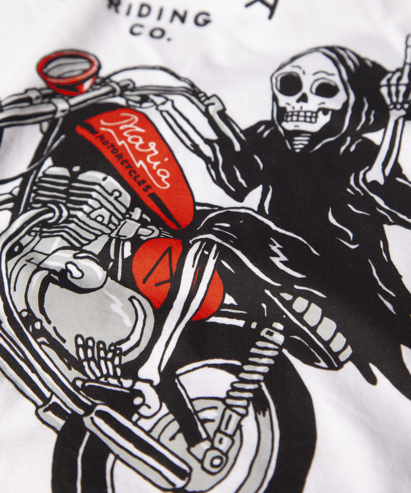 T-Shirt - Wheely Demon - White