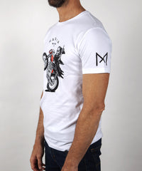 T-Shirt - Wheely Demon - White