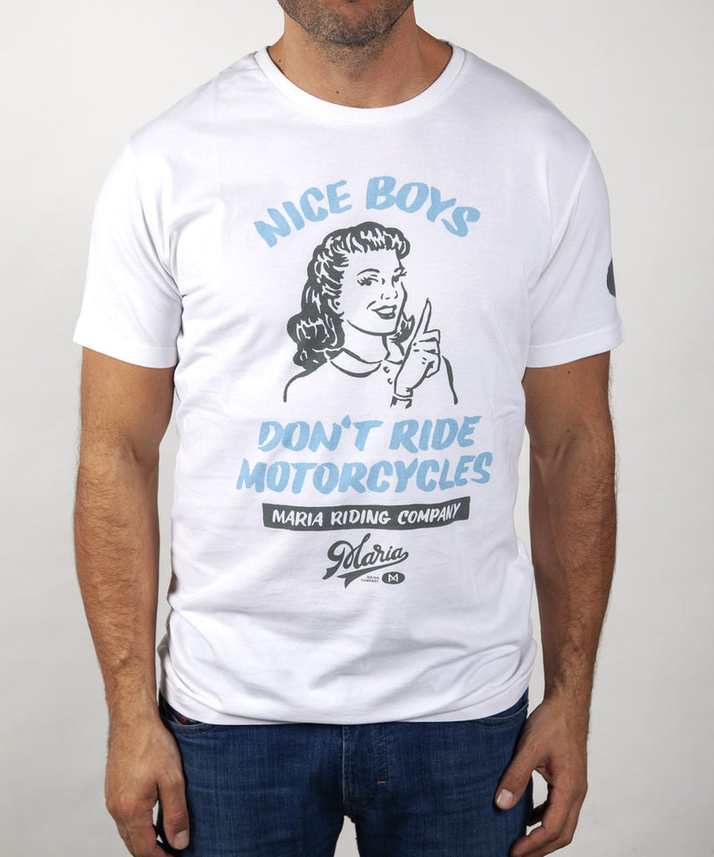 T-Shirt - Nice Boys - White