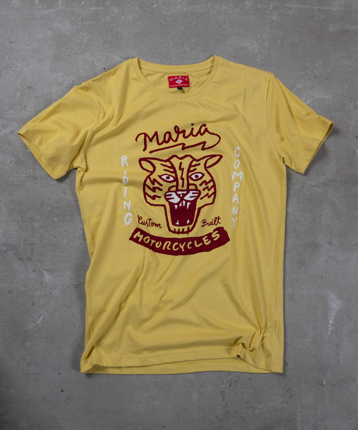 T-shirt - Mad Tiger - Yellow