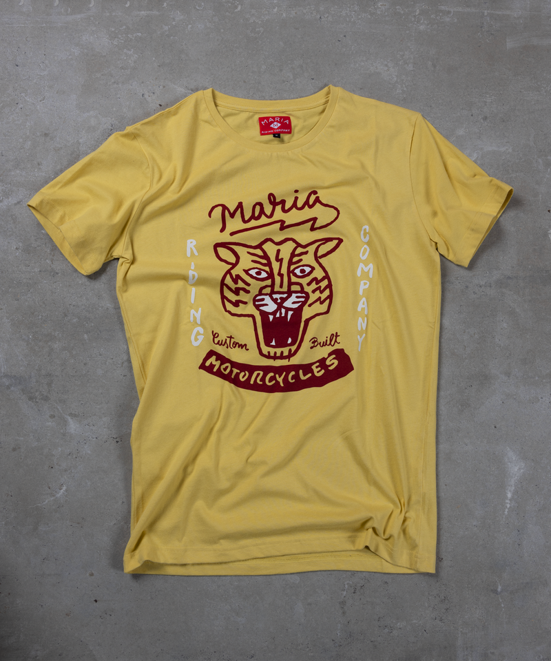 T-shirt - Mad Tiger - Yellow