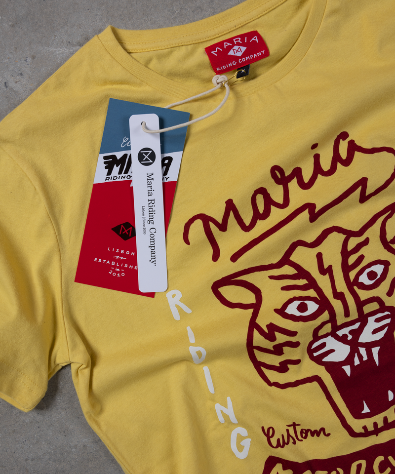 T-shirt - Mad Tiger - Yellow
