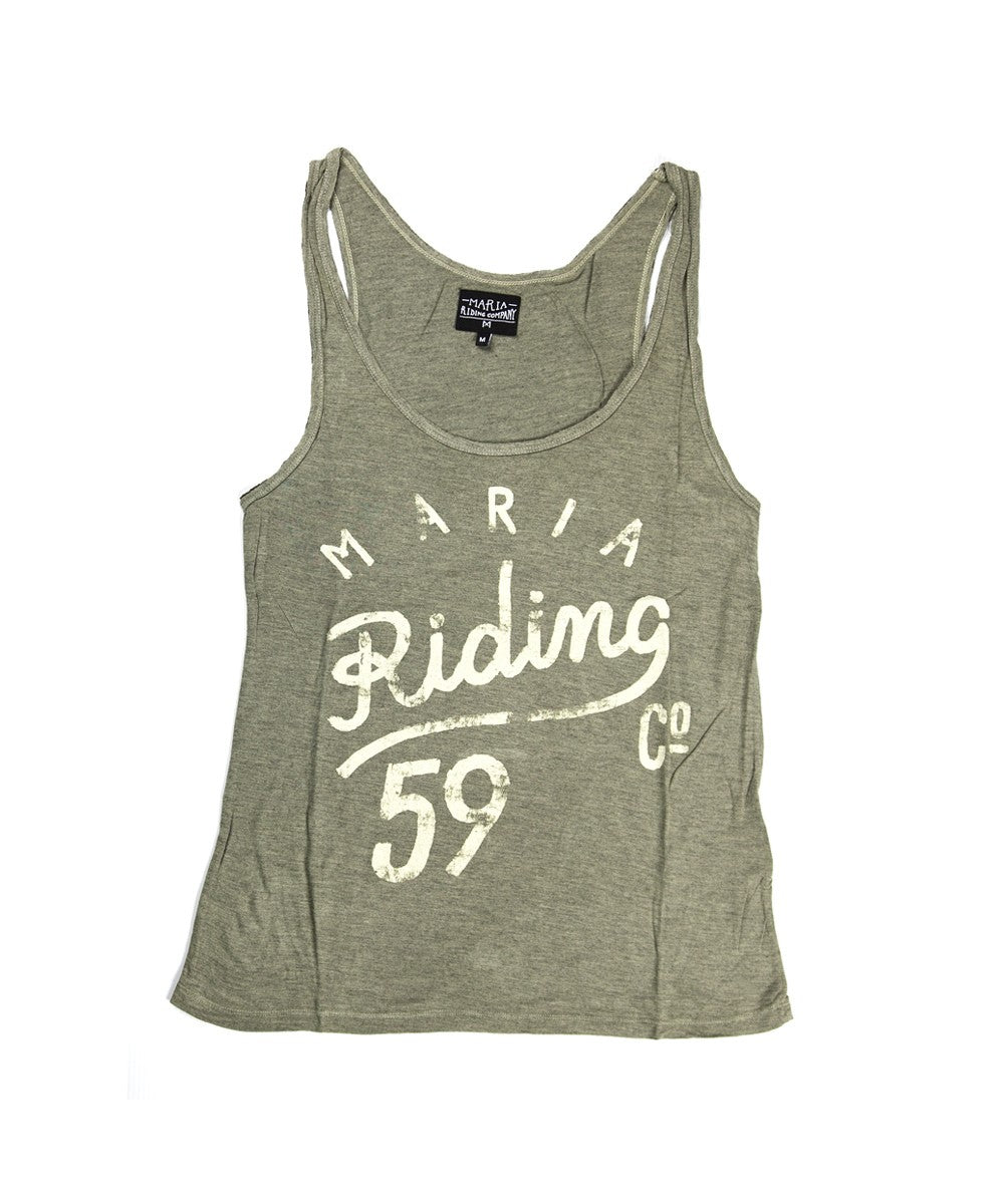 Women Top Tank - Army Green